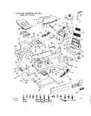 8e lawn tractor/main frame, dashboard & grill