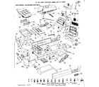Craftsman 91725782 10e lawn tractor/main frame, dashboard and grill diagram