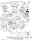 10e lawn tractor/main frame, dashboard and grill