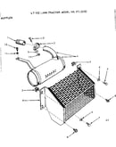 10e lawn tractor/muffler