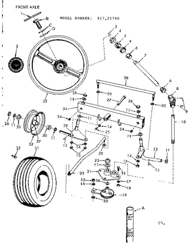 Front axle