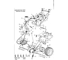 Craftsman 91725792 motor and final drive diagram
