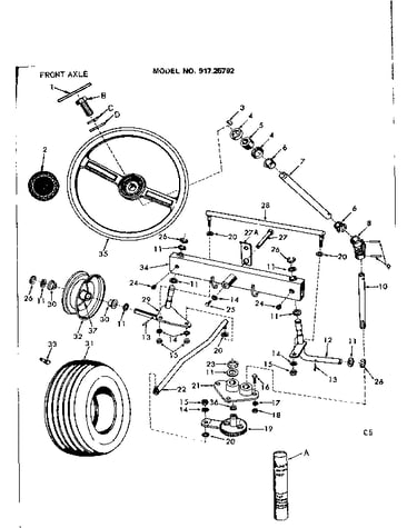 Front axle