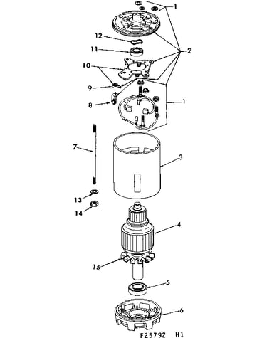Traction drive motor