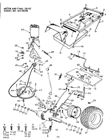 Motor & final drive