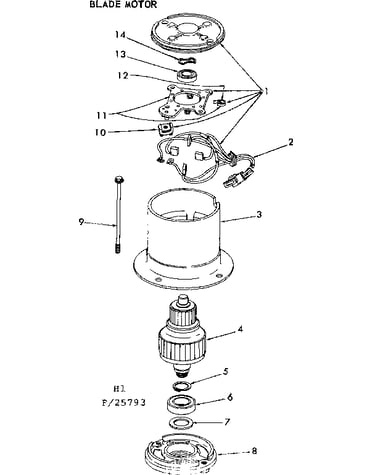 Blade motor