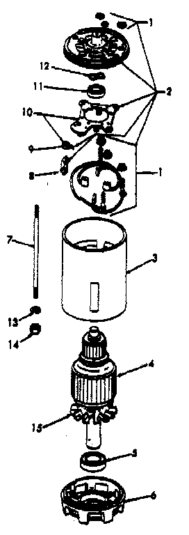 Traction drive motor