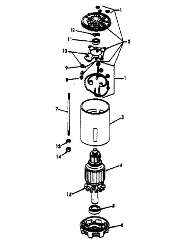 Traction drive motor