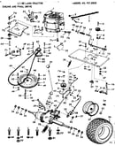 8e lawn tractor/engine and final drive
