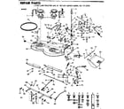Craftsman 91725820 8e lawn tractor and 36 inch rotary mower diagram