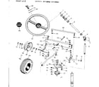 Craftsman 91725843 10e lawn tractor & rotary mower/front axle diagram