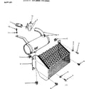 Craftsman 91725843 10e lawn tractor & rotary mower/muffler diagram