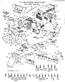 12 garden tractor/main frame, dash, grill
