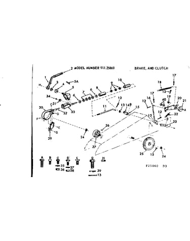 12 garden tractor/brake and clutch