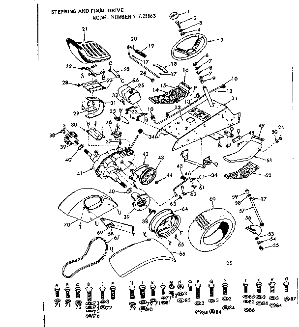 Steering & final drive