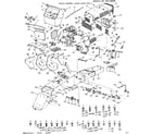 Craftsman 91725865 12 garden tractor/main frame, dash and grill diagram