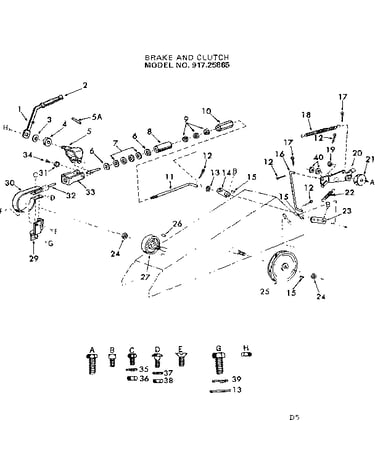 12 garden tractor/brake and clutch