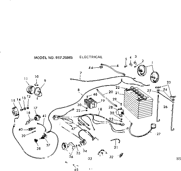 12 garden tractor/electrical