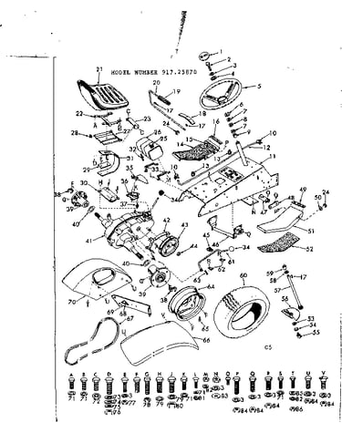 16 tractor/steering and final drive