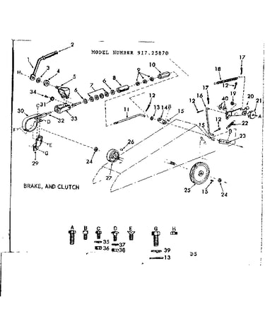 16 tractor/brake and clutch