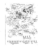 16 garden tractor/main frame, dash, grill