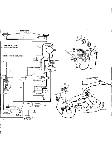 16 garden tractor/electrical