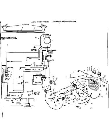 16 garden tractor/electrical