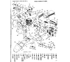 Craftsman 91725883 16 garden tractor/main frame, dash and grill diagram