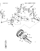 16 garden tractor/front axle asm