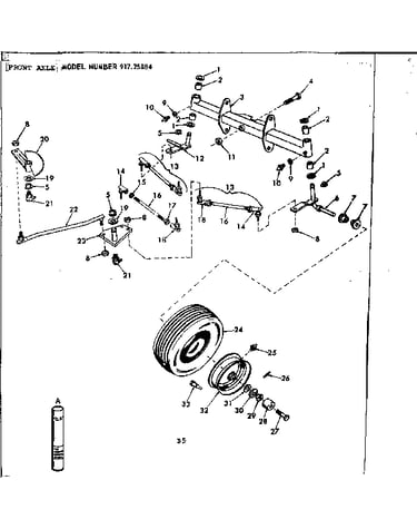 Front axle
