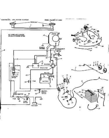 Electrical and wiring diagram
