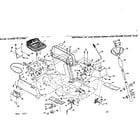 Craftsman 917259180 steering assembly and seat diagram