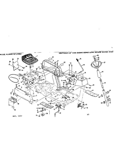 Steering assembly and seat