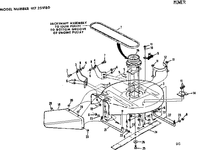 MOWER DECK