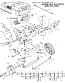 10x garden tractor/hood, grill & front axle