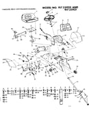 10x garden tractor/fenders, seat & chassis channel