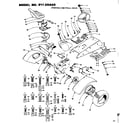 Craftsman 91725930 12 garden tractor/steering and final drive diagram