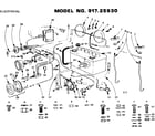 Craftsman 91725930 12 garden tractor/electrical diagram