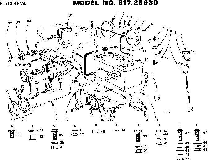 12 garden tractor/electrical