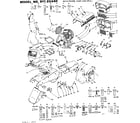 Craftsman 91725940 16 garden tractor/main frame, dash & grill diagram