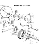 16 garden tractor/front axle