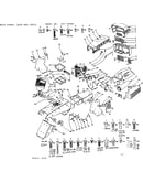 18 twin-garden tractor/main frame, dash and grill