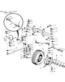 18 twin-garden tractor/front axle