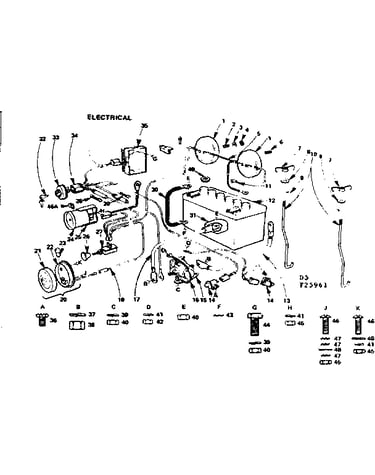 18 twin garden tractor/electrical