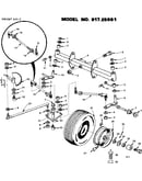 18 twin garden tractor/front axle
