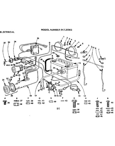 18 twin-garden tractor/electrical