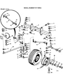 18 twin-garden tractor/front axle