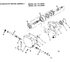 Craftsman 91725980 hydrostatic motor assembly diagram