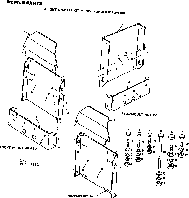 Replacement parts