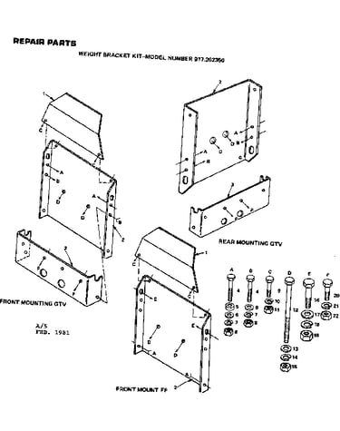 Replacement parts
